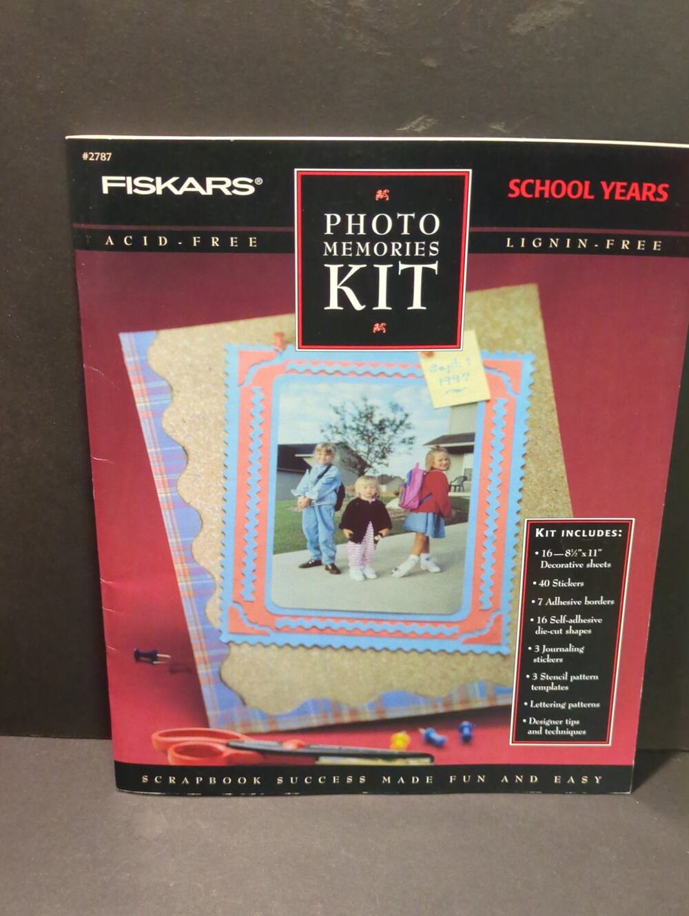 FISKARS Photo Memories KIT scrapbooking CRAFTS #2787 photo frames